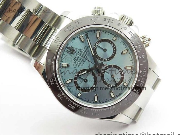 1218 Daytona 116506 Noob 1:1 Best Edition Ceramic Bezel Ice Blue Dial on SS Bracelet A Functional 2979